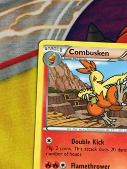 D1004 POKEMON TCG DARK EXPLORERS COMBUSKEN 16 TORCHIC 15 14 2X MP-DMG - Image 2