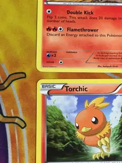 D1004 POKEMON TCG DARK EXPLORERS COMBUSKEN 16 TORCHIC 15 14 2X MP-DMG - Image 3