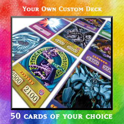 Yugioh Orica Custom Deck - 50 Anime Cards of your own choice - Image 1