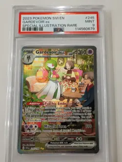 2023 Pokemon SVI en Gardevoir EX #245 Special Illustration Rare PSA 9 Mint - Image 1