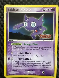 Sableye 22/108 Power Keepers Reverse Holo Pokemon - Image 1