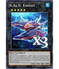 3x N.As.H Knight JUSH-EN059 Rare NM 1st Ed YUGIOH - Image 1