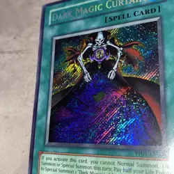Yugioh Dark Magic Curtain Pp01 Foil Lines Misprint Lp - Image 3