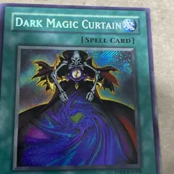 Yugioh Dark Magic Curtain Pp01 Foil Lines Misprint Lp - Image 4