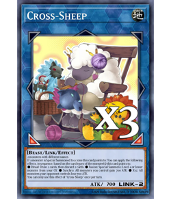 3x Cross-Sheep JUSH-EN048 Rare NM 1st Ed YUGIOH - Image 1