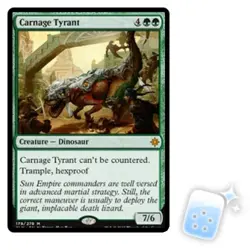 CARNAGE TYRANT Ixalan XLN Magic MTG MINT CARD - Image 1
