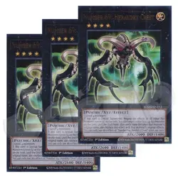 Yugioh Number 69 Heraldry Crest x 3 - 1st Edition Ultra Rare NM - Free Holo Card - Image 1