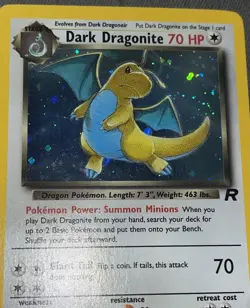 Dark Dragonite Holo 5/82 - Team Rocket - WOTC 2000 - LP/NM Pokemon Card - Image 2
