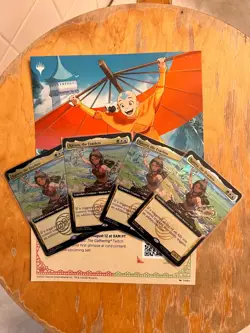 Magic The Gathering 4X Avatar Katara The Fearless Promo Card SDCC 2025 IN HAND - Image 3