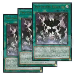 Yugioh - Two-for-One Repair Job x 3 - 1st Edition Ultra Rare NM - Free Holo Card - Image 1