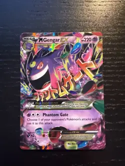 Mega Gengar EX Holo Black Star Promo Card XY166 XY Mint Condition - Image 1
