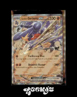 Cynthia's Garchomp EX 104/182 Pokemon Destined Rivals Double Rare Card - Image 1