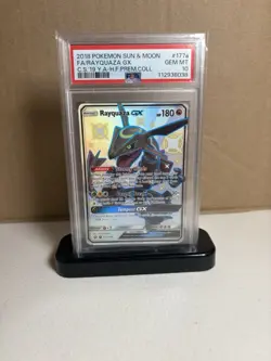 Hidden Fates Rayquaza GX Promo Shiny Holo Pokemon Card 177a/168 PSA 10 Gem Mint - Image 1