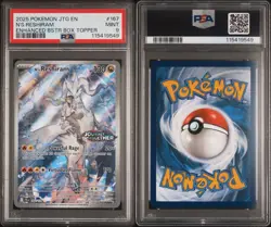 Pokemon TCG PSA 9 N's Reshiram Stamped Promo Holo Card 167/159 Journey Together - Image 3