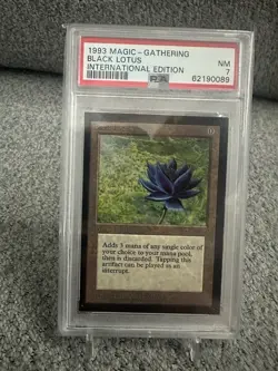 Black Lotus (IE) International Edition NM PSA 7 1993 Magic The Gathering MTG - Image 1
