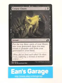 MTG Corpse Churn 081/274 IKO Ikoria: Lair of Behemoths common - Mint - Image 1