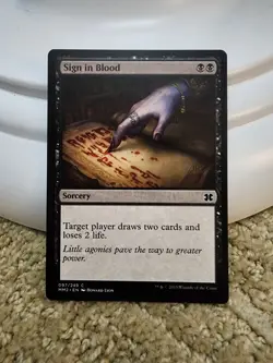 Sign in Blood x4 NM 2015 MTG Modern Masters 2015 - Image 1