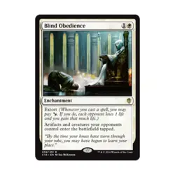 WOTC MTG Commander 2016 Blind Obedience (R) NM - Image 1