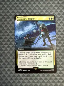 MTG Assassin’s Trophy #0166 Extended Art Rare UB: Assassin’s Creed (ACR) - Image 1