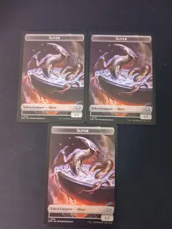 Robot Sliver Double-Sided Token - Edge Of Eternities MTG x3 - Image 1