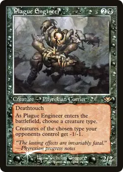 x1 Plague Engineer - Foil - Retro Frame - MH1 R MTG Modern Horizons 2 M/NM, Engl - Image 1