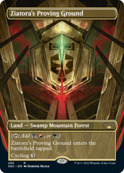 x1 Ziatora's Proving Ground - Borderless R MTG Streets of New Capenna M/NM, Engl - Image 1