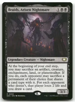 Braids, Arisen Nightmare 82 MTG Commander: Edge of Eternities R NM - Image 1