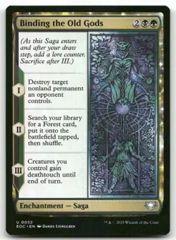 Binding the Old Gods 52 MTG Commander: Edge of Eternities U NM - Image 1