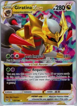 Giratina VSTAR- Pokemon TCG - Ultra Rare 131/196 - Lost Origins - Near Mint - Image 1