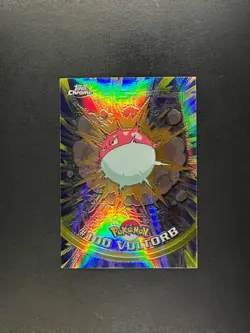 topps Chrome Pokemon TV Animation Series 2 Spectra #100 Voltorb - Image 1