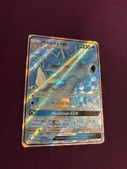 Kingdra GX - 66/70 - Pokemon Dragon Majesty Sun Moon Full Art Ultra Rare Card NM - Image 1