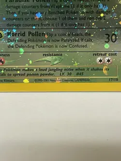 Pokemon Vileplume 17/18 Reverse Holo Southern Islands LP Promo - Image 4