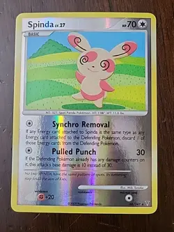 LP! Spinda - 46/147 - Rare - Reverse Holo English Pokemon Supreme Victors - Image 1