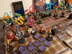 Yugioh Dungeon Dice Monsters DDM Starter Set + Many Custom Figures - Image 2