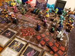 Yugioh Dungeon Dice Monsters DDM Starter Set + Many Custom Figures - Image 3