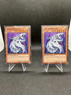 Cyber Dragon BP02-EN039 Mosaic Rare 1st Edition Yugioh Moderately Played X2 - Image 1