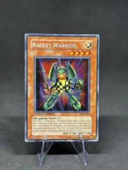 Yugioh Rocket Warrior CT2-EN005 Secret Rare Limited Edition LP - Image 1
