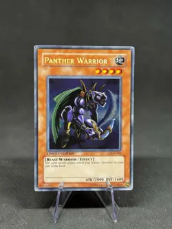 Yugioh Panther Warrior CT2-EN006 Secret Rare Limited Edition MP - Image 1
