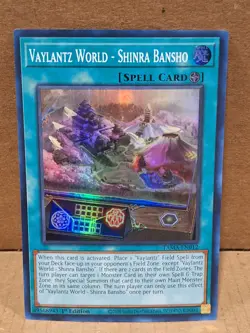 Vaylantz World - Shinra Bansho - TAMA-EN012 Super Rare Yugioh! Holo Foil Nice! - Image 1