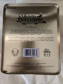 Yugioh Slifer The Sky Dragon 2016 Mega Tin TIN ONLY - EMPTY - Image 4