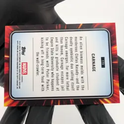 Marvel Card Carnage 173 Yellow Lava Refractor Topps Chrome 2025 [NM] - Image 4