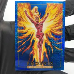 Marvel Card Phoenix Blue Traxx 67 Fleer Upper Deck Masterpieces [NM] - Image 2