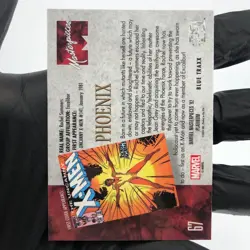 Marvel Card Phoenix Blue Traxx 67 Fleer Upper Deck Masterpieces [NM] - Image 3
