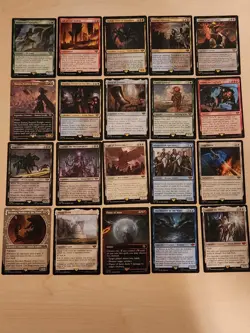 MTG Lord of the Rings 150 card lot Common/Uncommon + Rare/Mythic -Lightly Played - Image 1