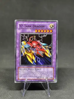 MFC-054 YZ-Tank Dragon Super Rare UNL Edition LP/MP Yugioh Card - Image 1