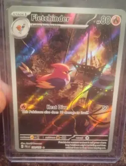 Fletchinder 199/193 Sv02 Paldea Evolved Illustration Rare Pokemon TCG Card - Image 1