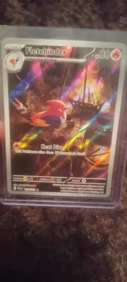 Fletchinder 199/193 Sv02 Paldea Evolved Illustration Rare Pokemon TCG Card - Image 2