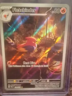 Fletchinder 199/193 Sv02 Paldea Evolved Illustration Rare Pokemon TCG Card - Image 3