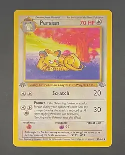 Pokemon Card Persian 42/64 1st Edition Jungle - Lightly Played - Image 3