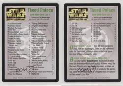 2001 Star Wars CCG: Expansion Set Theed Palace (Light Side Card List) #TPCL s1t - Image 3